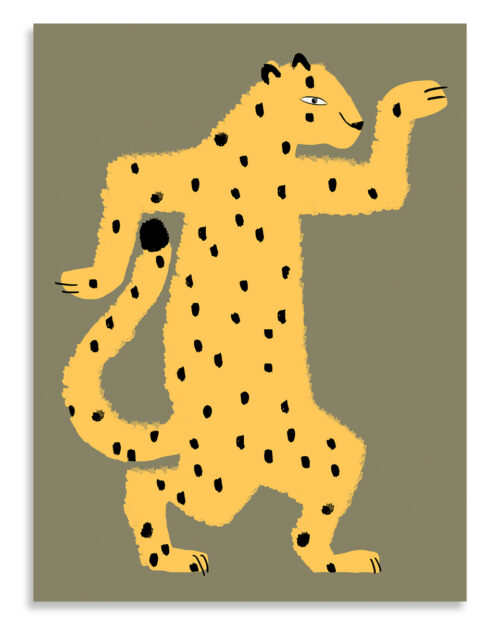 Affiche gaspard le guepard