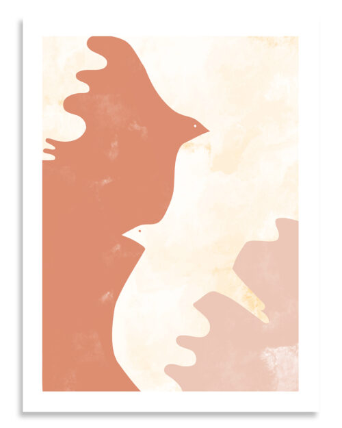 Birds of Etretat poster Made in France